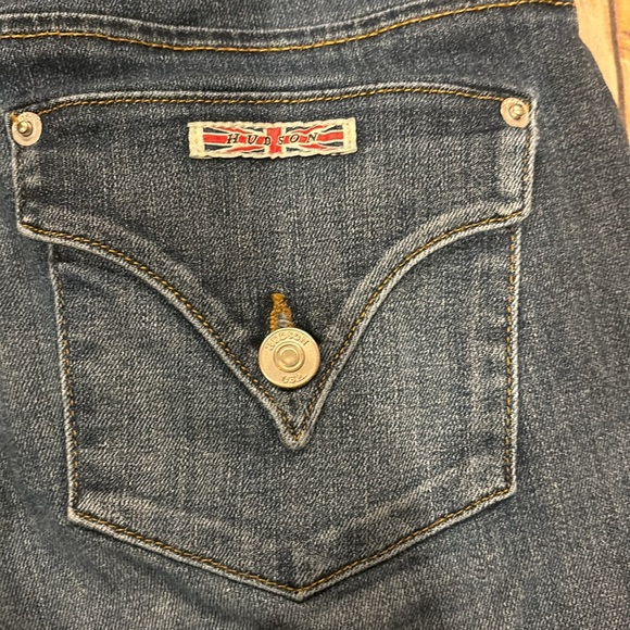 Hudson jeans size 27 Colin flap skinny jeans premium denim - Picture 6 of 6